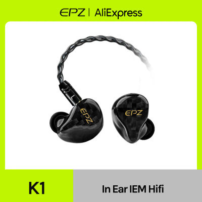 EPZ K1 Auriculares con cable HIFI 1DD + 1BA Auriculares IEM In Ear Monitor 0,78 Auriculares con cable desmontable de 2 pines