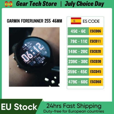 Reloj Deportivo Inteligente Garmin Forerunner 255 de 46 mm con NFC, 4 GB de RAM, Bluetooth, WIFI, Estilo Básico