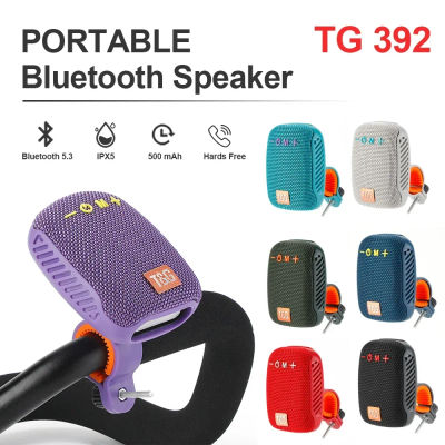Altavoz Bluetooth portátil TG392 para bicicleta al aire libre TWS inalámbrico Mini bajo Radio FM barra de sonido Boombox montar música reproducción altavoz