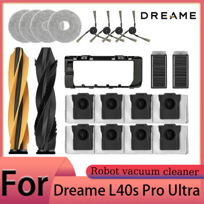 Accesorios para la Aspiradora Robot Dreame L40s Pro Ultra: Cepillo Principal, Cepillo Lateral, Filtro HEPA, Paños de Limpieza, Bolsa para Polvo, Repuestos