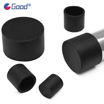 Tapones Redondos de Silicona Negra de 3mm-56.5mm para Tubos, Muebles, Sellado Antipolvo y Tapones de Extremo