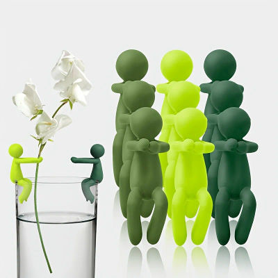 Soporte para plantas de 3 colores - El soporte para flores de plástico presenta un diseño único, conveniente para el cultivo de plantas y el almacenamiento de flores, V
