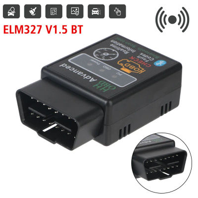 Adaptador de interfaz OBD2, lector de código, escáner de diagnóstico de coche, Bluetooth V1.5, Detector para IOS/Android, accesorios de coche ELM327