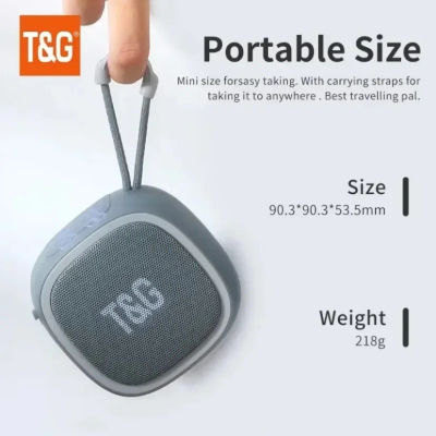Montura en bicicleta al aire libre TG659 T & G Altavoz Bluetooth portátil Mini bajo inalámbrico Radio FM barra de sonido Boombox altavoz impermeable
