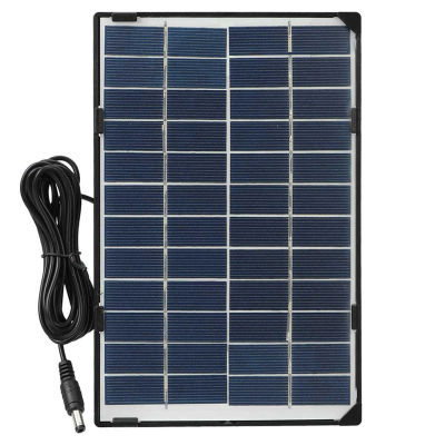 Panel Solar policristalino de 15W y 12V, cargador Solar adecuado para luz de jardín, RV, paneles solares para exteriores, monitoreo de seguridad de cámara