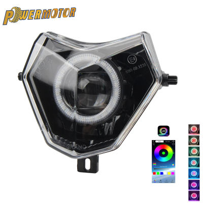 Tira de luces LED universal para motocicleta, controlada por Bluetooth, impermeable, para Sherco Pit Dirt Bike, kits de iluminación decorativa para motocross