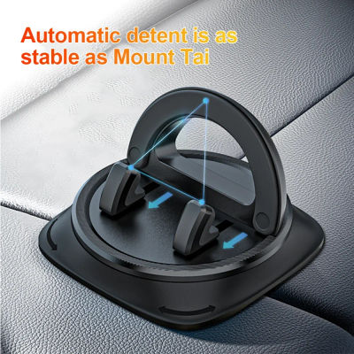 Soporte giratorio para teléfono móvil 360, soporte antideslizante para navegación GPS, soporte Universal para coche para todos los teléfonos