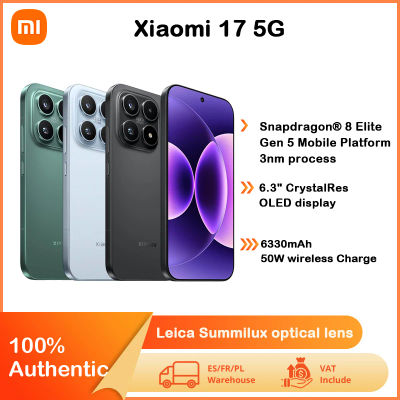 Teléfono Inteligente XIAOMI 17 5G NFC, Lentes Ópticas Leica Summilux, Snapdragon 8 Elite Gen 5, HyperAI