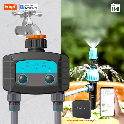 Temporizador de aspersor inteligente Tuya, sistema de riego de manguera de jardín con Bluetooth Dual, temporizador de agua para exteriores para mangueras de jardín, programable, 1 Uds.