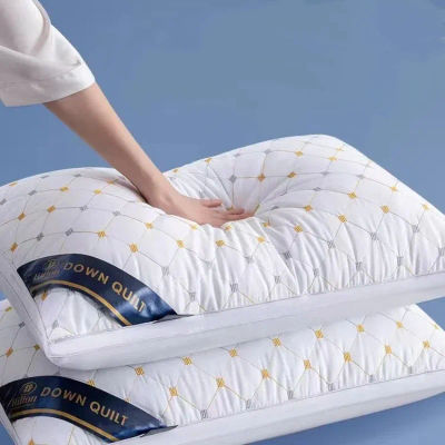 Almohadas de Hotel diseñadas específicamente para protección de la columna Cervical y ayuda para el sueño, uso doméstico, dormitorio, núcleo de almohada individual, 1 Uds.