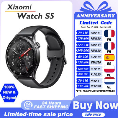 Versión Global Xiaomi Watch S5 Smartwatch Pantalla AMOLED de 1.48" 21 Días de Autonomía Monitoreo de Salud Durante Todo el Día Más de 150 Modos Deportivos