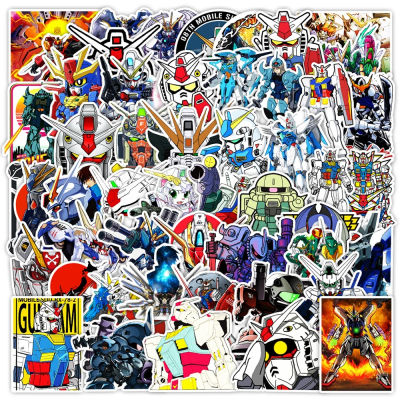 1 Paquete de Stickers de Anime Mobile Suit Gundam, Figuras de Acción de Amuro Ray, Robot de Combate Mecánico, Modelo Decorativo, Suministros, Regalo, Juguete