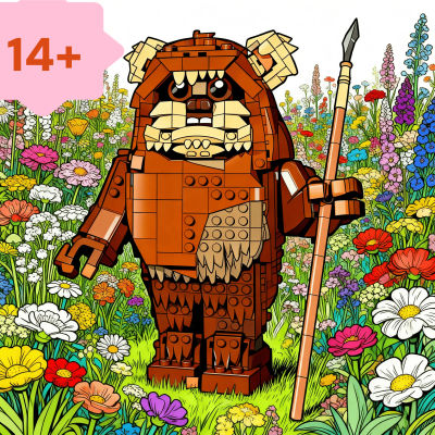 Nuevo y creativo modelo de robot de construcción MOC de 1010 piezas con diseño de oso, juguete de ensamblaje de ladrillos, regalo para adultos, decoración del hogar 2026