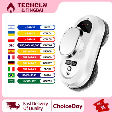 Robot aspirador inteligente para limpieza de ventanas, limpiador de ventanas eléctrico, Limpiacristales, Control remoto para el hogar