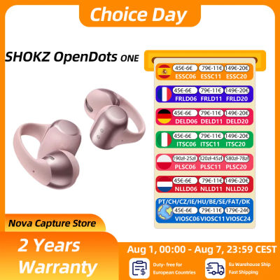 SHOKZ OpenDots ONE E310 Auriculares inalámbricos Bluetooth V5.4 con micrófono, sonido Dolby, impermeables, batería de larga duración E310