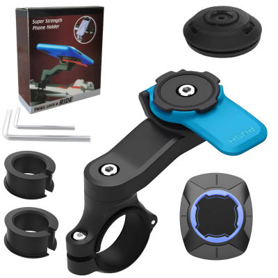 Soporte Universal para Bicicleta y Motocicleta, Soporte para Teléfono Móvil para MTB 360 ° Rotable para Bicicleta de Montaña o de Carretera