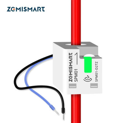 Zemismart-medidor de energía inteligente Zigbee, Monitor WiFi, Sensor eléctrico, funciona con Tuya Zigbee2mqtt, asistente doméstico