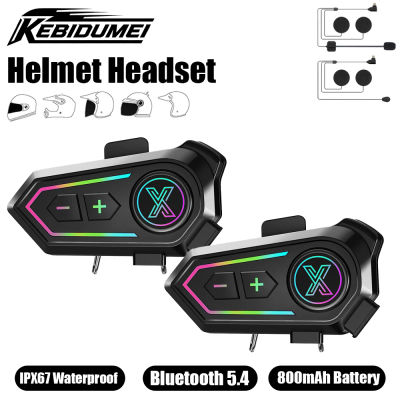 KEBIDUMEI X10 casco auriculares Bluetooth impermeable inalámbrico BT5.4 reproductor de música auriculares inalámbricos accesorios de motocicleta