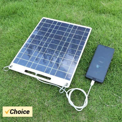 Placa Solar de 100W y 5V, Panel Solar impermeable, cargador de batería Solar USB Dual portátil, carga de células solares para acampar al aire libre