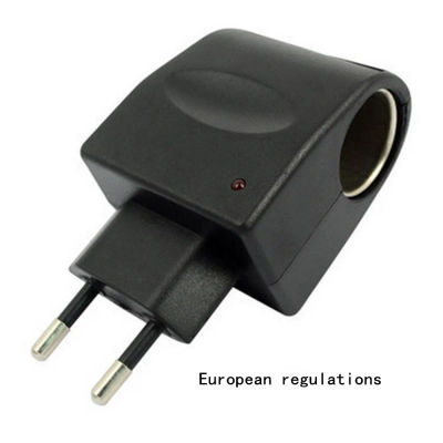 Convertidor de enchufe Universal AC 220V a DC 12V EU US, adaptador de cargador de coche, cargador divisor de enchufe de pared