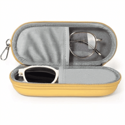 Estuche Doble para Gafas, Resistente y Portátil, Estuche Simple para Dos Pares de Gafas de Sol, Caja de Almacenamiento Doble para Gafas para Hombre y Mujer