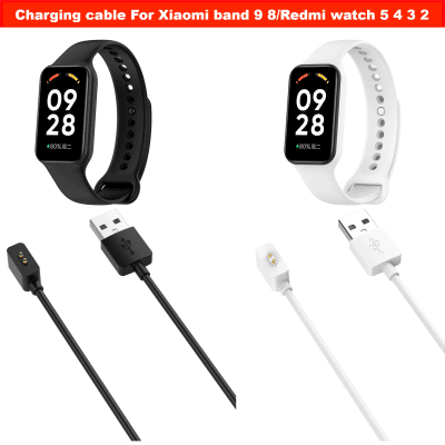 Cargador USB para Xiaomi smart band 10 9 8 NFC 9 8 pro adaptador activo para redmi watch 5 4 3 2 active lite cable de carga