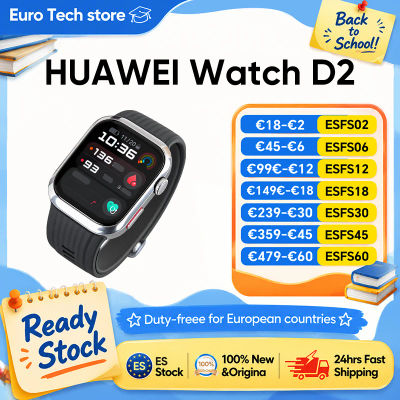 Reloj inteligente HUAWEI D2 de 1,82 pulgadas con pantalla AMOLED, ECG, monitoreo completo del sueño, cuidado de la salud familiar, conversación por Bluetooth