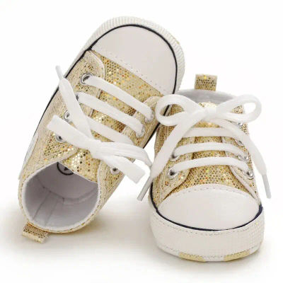 Meckior, nuevas zapatillas de lona Flash para bebés, zapatos deportivos para bebés, niños y niñas, primeros caminantes, zapatos antideslizantes de suela blanda para bebés