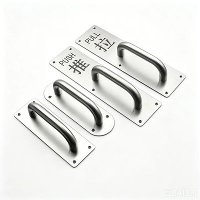 1 unidad de tirador de puerta de acero inoxidable plateado cepillado, tirador para puerta corredera, tiradores para muebles, tiradores para gabinetes de cocina, herrajes para puertas