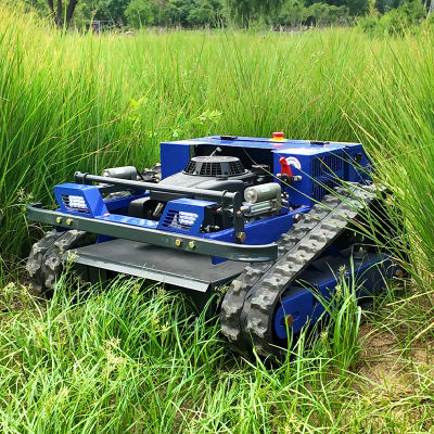 Cortacésped con control remoto personalizado, robot de corte inteligente, autopropulsado, alta potencia, todo terreno