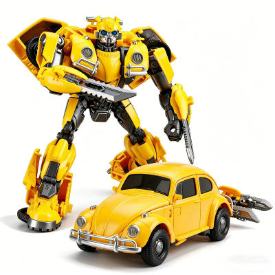 Figura de Acción de 18 cm del Coche Robot Transformable de la Película Bumblebee, con Múltiples Accesorios, Modelo Articulado, Juguete para Niños