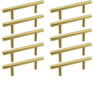 Paquete de 6 tiradores modernos de acero inoxidable para gabinetes, tiradores duraderos para cajones de cocina, herrajes para muebles del hogar