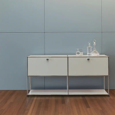 Módulo Modular Muebles DIY Aparador Gabinete de tamaño personalizado Soporte de TV de acero inoxidable Sala de estar