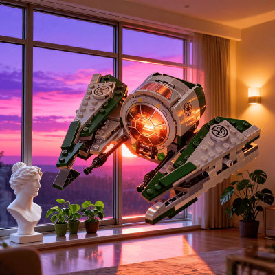 Nuevo robot de construcción ecológica 2026, 253 piezas MOC, modelo de robot alienígena de combate espacial, juguete de ensamblaje de ladrillos, decoración del hogar para adultos