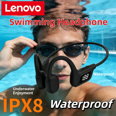 Auriculares Inalámbricos de Conducción Ósea Lenovo Real X7/X8, IPX8, Bluetooth 5.3, para Natación, Ejercicio, Fitness, Resistentes al Agua 2026