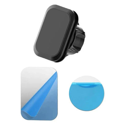 Base magnética para soporte de teléfono móvil, soporte Universal para teléfono móvil con cabezal de bola de 17mm, accesorios de soporte magnético para teléfono móvil