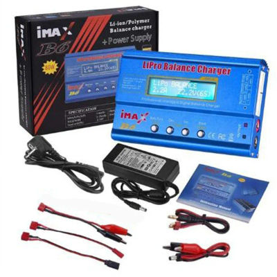 Cargador de Baterías iMAX B6 b6ac 80W para Lipo, NiMh, Li-Ion, Ni-Cd, Cargador/Descargador Digital RC B6 Lipro con Balance + Adaptador de 12V 5A