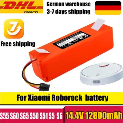 Batería de iones de litio de 14.4V y 6500mAh, accesorios para aspiradora robot Xiaomi Mi SDJQR01RR SDJQR02RR SDJQR03RRE35 Xiaowa C10 E20 E35