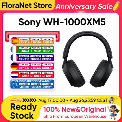 Audífonos Originales Sony WH-1000XM5 con Cancelación de Ruido, Diadema Inalámbricos Bluetooth 5.2, 30H de Reproducción, Carga Rápida con Micrófono para Llamadas