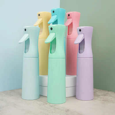 Botellas de pulverización de alta presión, botella recargable, regadera de niebla continua, pulverizador de agua automático para peluquero, botella pulverizadora de niebla para plantas