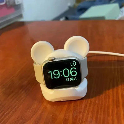 Base de carga para reloj de escritorio, soporte universal para cargador de reloj, soporte de carga para reloj