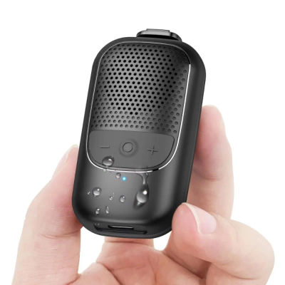 Mini altavoz portátil con Bluetooth, altavoces portátiles inalámbricos con Clip, micrófono ENC incorporado, llamada manos libres para el trabajo, deportes al aire libre