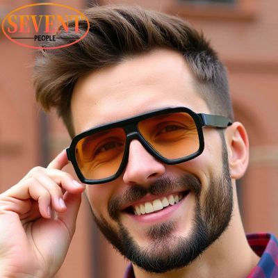Gafas de Sol Cuadradas Extra Grandes Clásicas para Hombre, Marca de Lujo 2026, Montura Metálica Grande, Modernas y Elegantes, para Mujer