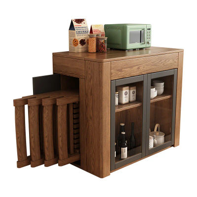 Mesa de comedor retráctil nórdica y combinación de sillas, mueble auxiliar sencillo, multifuncional, plegable para apartamentos pequeños
