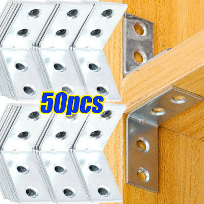 90 ° Soportes de esquina, soportes de junta en L, muebles, estante de madera, puerta, armario, sujetador Universal de acero inoxidable, Hardware de junta
