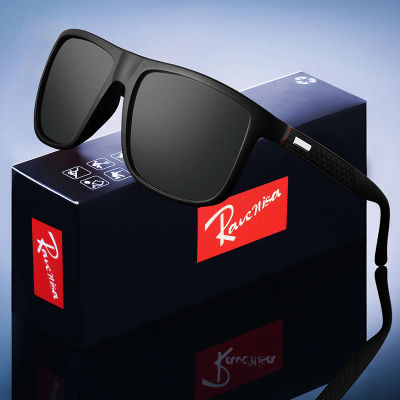 Gafas de sol de marca de diseñador para hombre, gafas de sol cuadradas Vintage para hombre y mujer, gafas de lujo para conducir y pescar UV400 para hombre