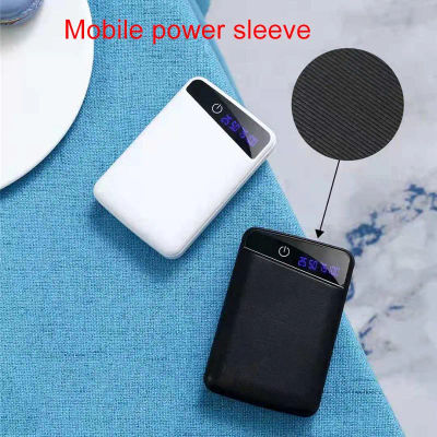 Caja de banco de energía DIY, cargador de batería de cabeza plana recargable, funda exterior para mujeres y niñas, regalo de cumpleaños