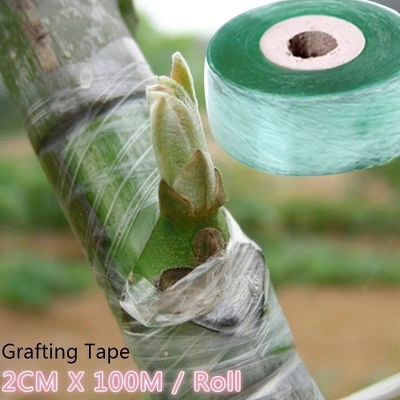 Cinta autoadhesiva de PE para injerto, película estirable para jardín, árboles, plantas, plántulas, vid, tomate, accesorios para injerto