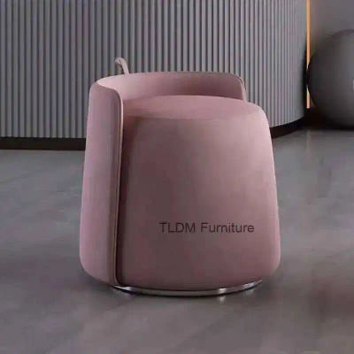 Taburete de maquillaje para dormitorio, tocador, silla giratoria moderna para té, cambio de zapatos, sala de estar, sofá, taburete bajo, muebles de dormitorio