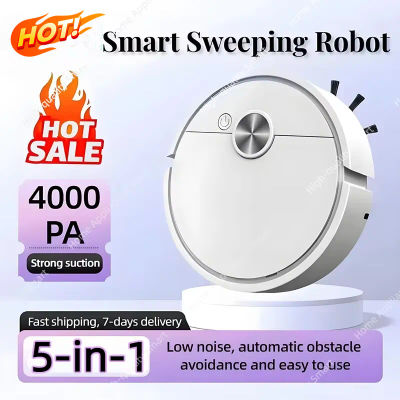 Modelo de Robot de barrido automático para el hogar, Mini máquina de limpieza con carga USB, fregona de barrido inteligente, aspiradora 5 en 1, nuevo 2026